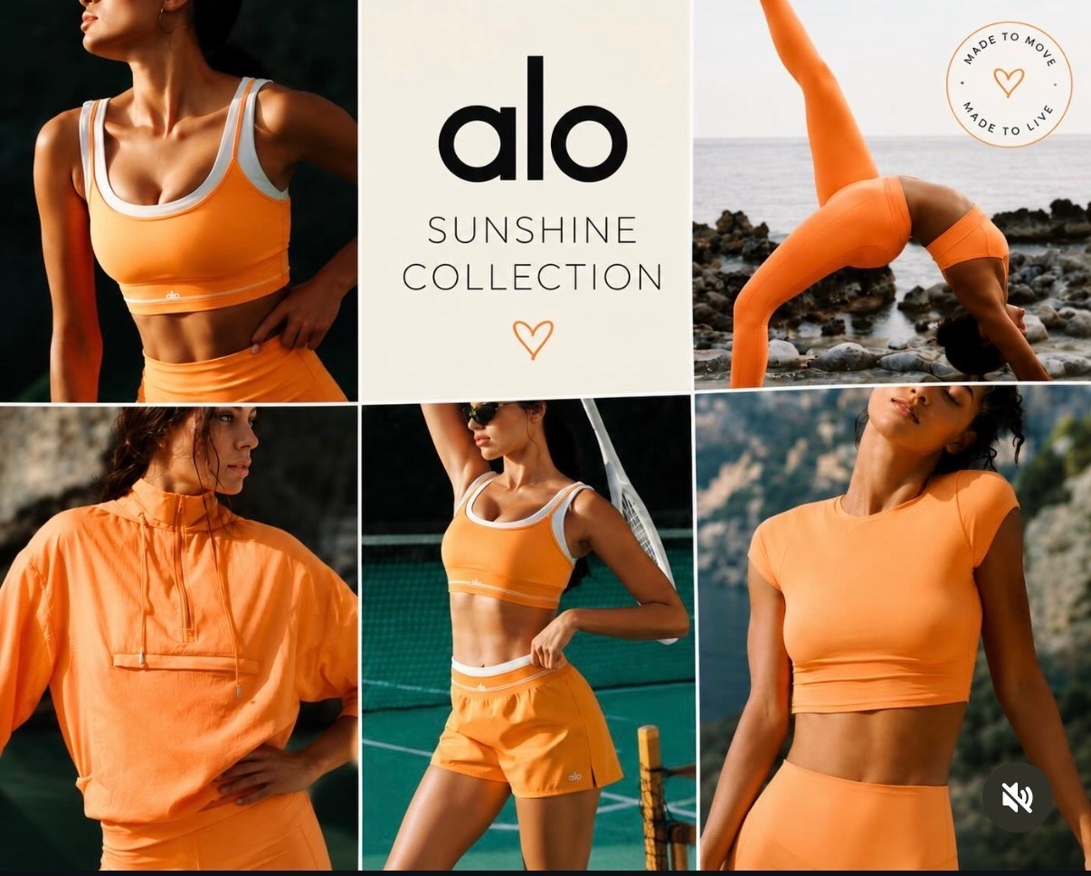 SUNSHINE STATE OF MIND ☀️🧡

If dopamine dressing had a workout uniform…this would be it. I’m obsessed with this new Alo Yoga collection in the dreamiest citrus shades. These pieces are buttery soft, sculpting, and perfect for everything from Pilates to coffee runs.

🧡 Airbrush Beaming Bra
🧡 Alosoft High-Waist Leggings
🧡 1/4 Zip Go-To Pullover
🧡 Alosoft Crop Finesse Tee

These are the kind of pieces you’ll reach for on repeat because they look just as good outside the gym as they do in it.

Shop everything linked in my LTK!

#AloYoga #LTK #LTKActive #LTKFitness #PilatesStyle #PilatesOutfit #Activewear #Athleisure #GymStyle #WorkoutOutfit #WellnessGirl #FitnessFashion #MatchingSet #OOTD #LuxuryActivewear #ColorTrend #SummerStyle #EverydayAthleisure #ShopLTK #LTKCreator

#LTKfitnessgoals #LTKmomlife #LTKActive