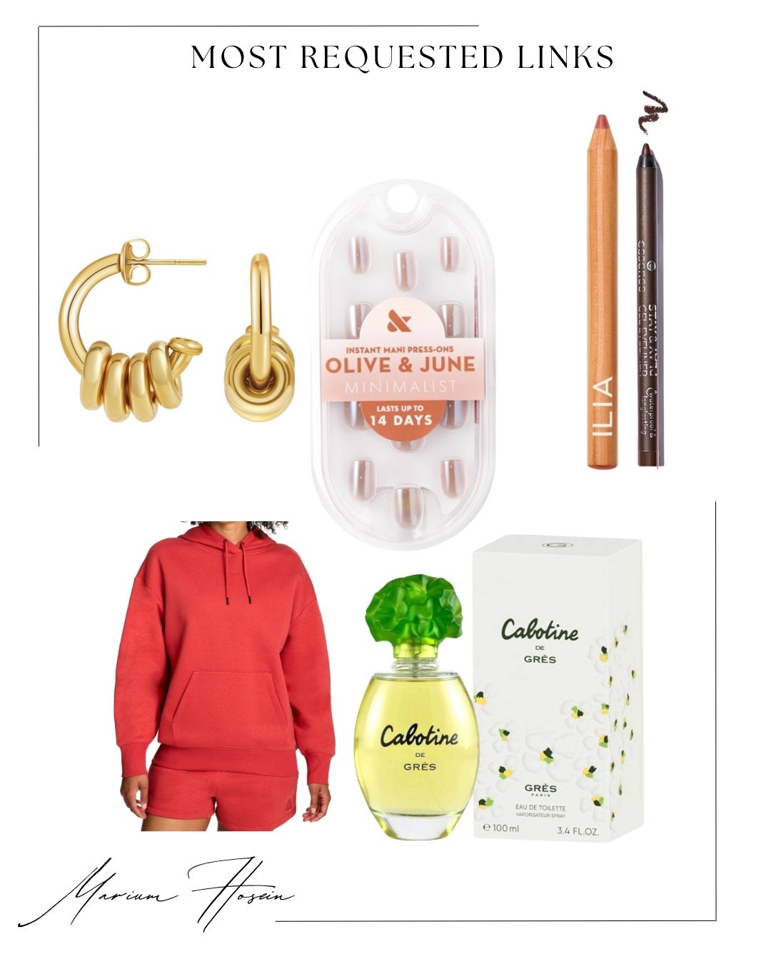 Eye pencil in but first espresso
Ilia lip color in pampas 
Press on nails in HZ velvet
Sweatshirt in small


#LTKBeauty #LTKFindsUnder50 #LTKHoliday