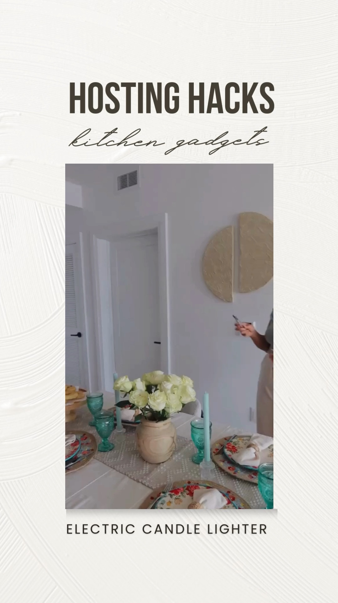 Say goodbye to burned fingers with this electric lighter;  the ultimate hosting hack for creating ambiance with ease.  🕯️💡

electric candle lighter, hosting essentials, candle lighting, kitchen gadgets, cozy home vibes, hosting hacks, mood lighting tool, entertaining must-haves, sleek kitchen gadgets, dinner party tools, easy candle lighting, ambiance creation, stylish hosting, electric lighter, effortless hosting

#LTKHoliday #LTKParties #LTKSeasonal