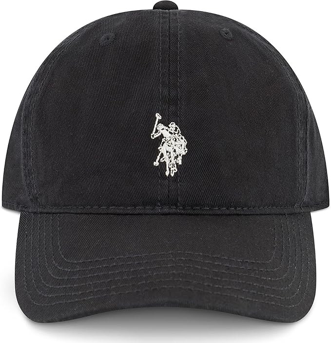 U.S. Polo Assn. Small Polo Pony Logo Baseball Hat, 100% Cotton, Adjustable Cap | Amazon (US)