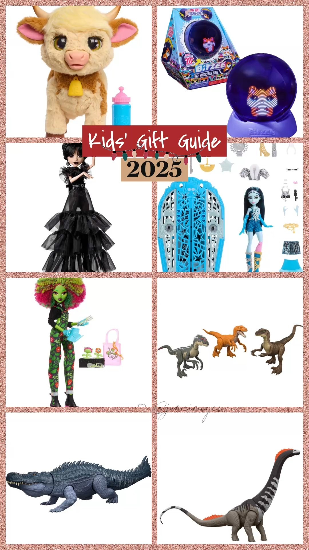 Toy Gift Guide 
Christmas Gift Guide 
Monster High Dolls 
Wednesday 
Jurassic World Dinosaurs 
Nail Kit for Girls 

#LTKFindsUnder100 #LTKHoliday #LTKGiftGuide