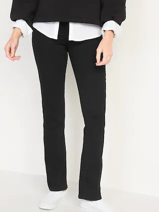 Mid-Rise Boot-Cut Black Jeans for Women | Old Navy (US)