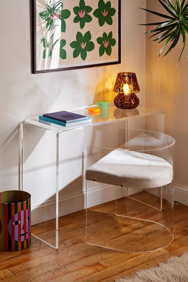 Zion Acrylic Desk | Urban Outfitters (US and RoW)