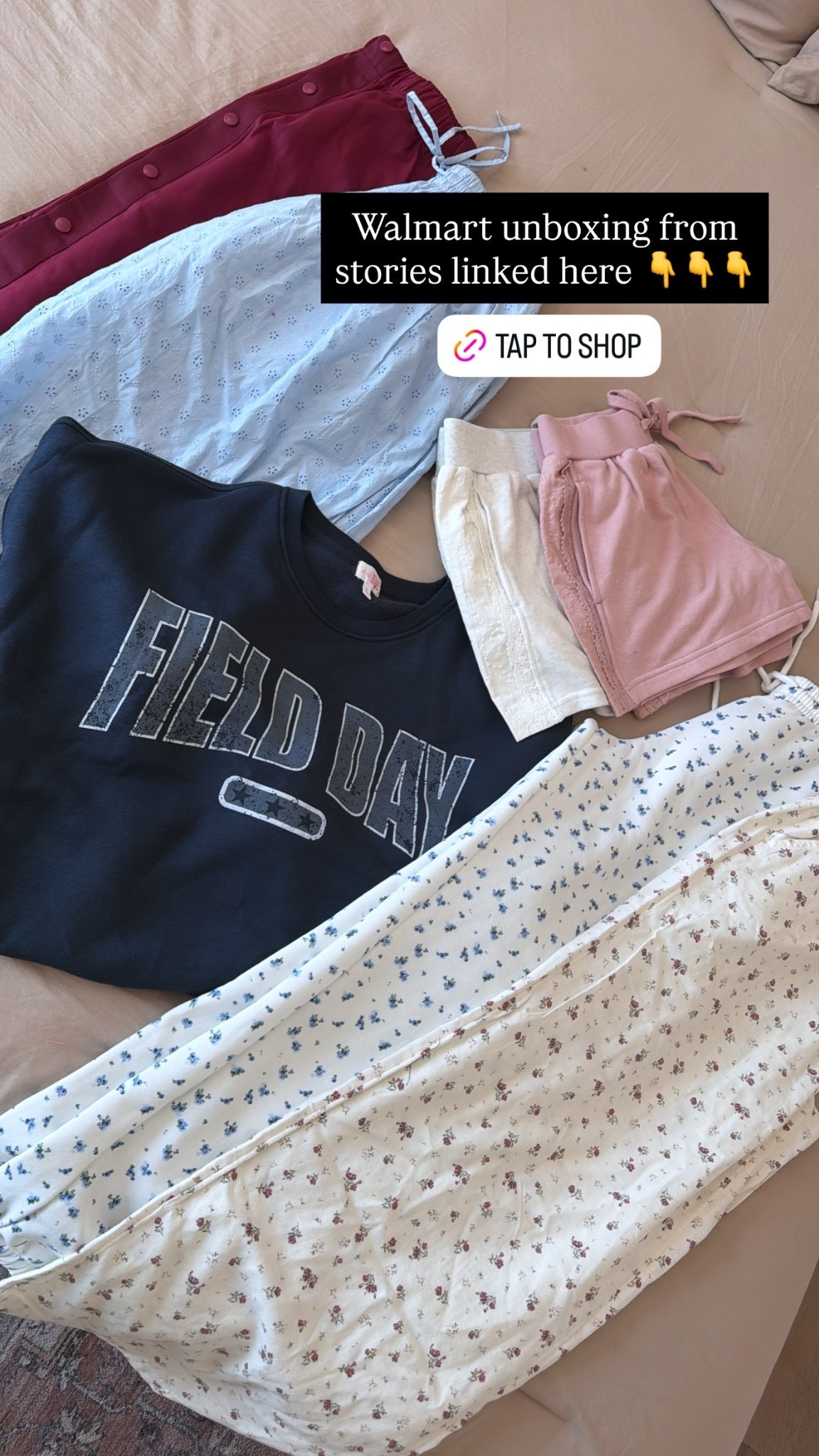 Walmart unboxing from stories linked here 👇👇👇