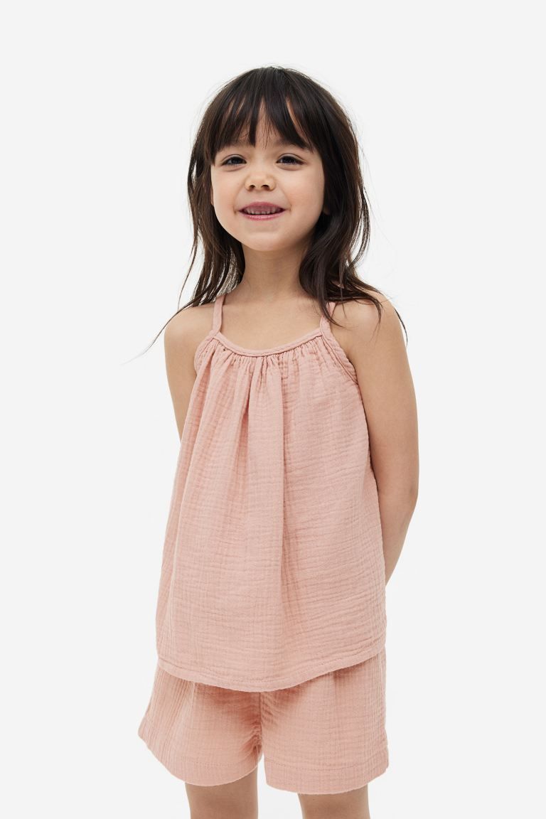 2-piece Double-weave Cotton Set | H&M (US)