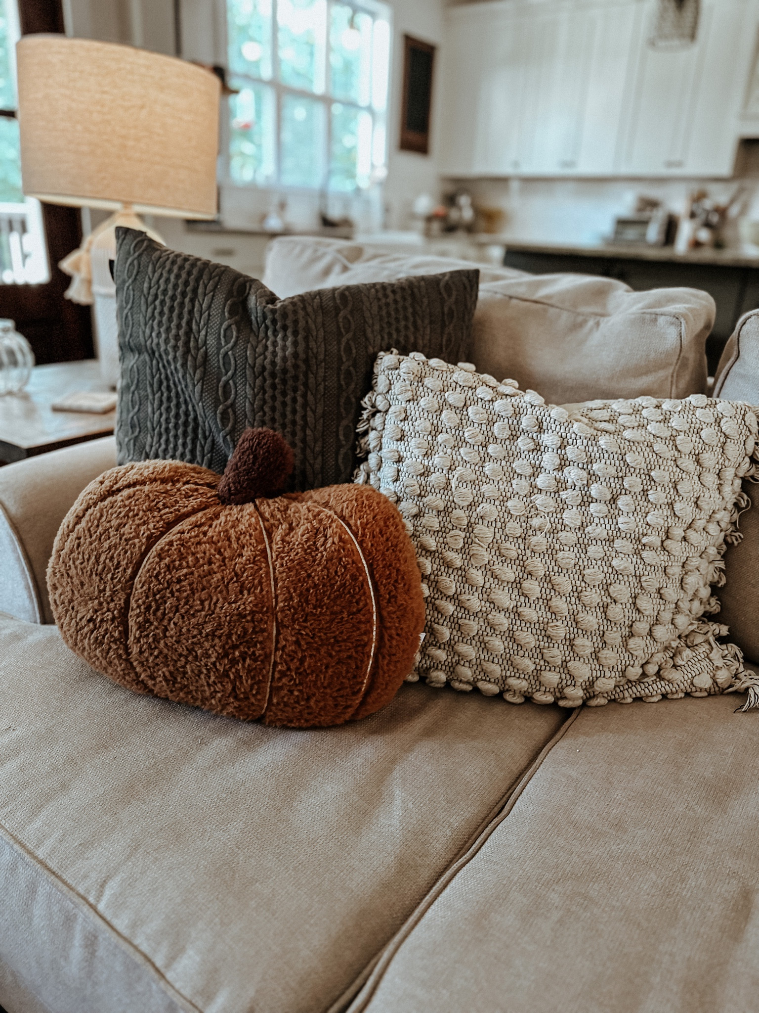 These pumpkin pillows are giving me all the cozy, Fall feels 🍁🍂

#LTKhome #LTKSeasonal #LTKunder50