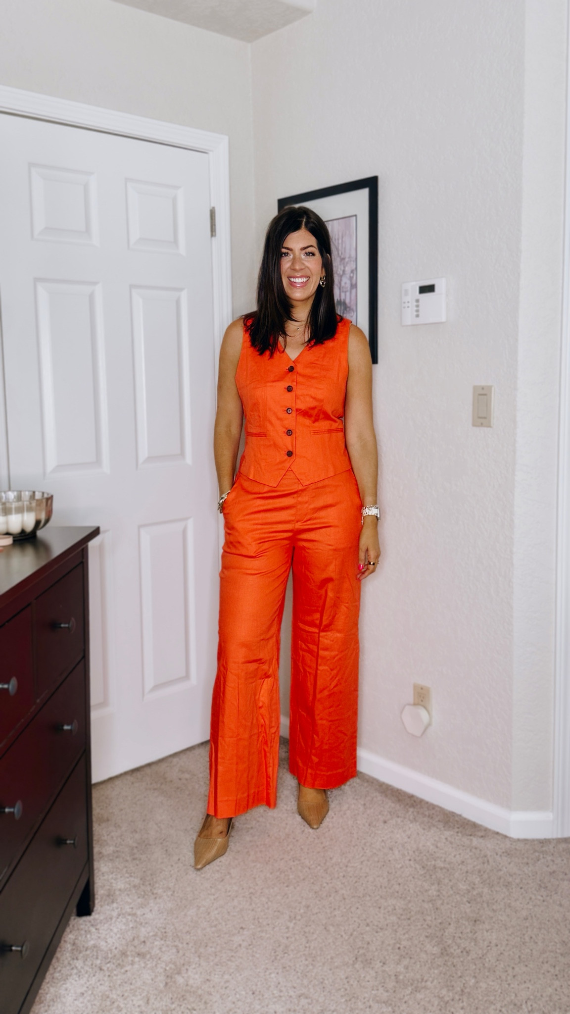 Midsize summer workwear 
In a medium
Vest and medium pant; 10.5 shoes

midsize workwear, office outfit, business casual outfits, chic office looks, professional summer style, midsize fashion inspo, everyday work outfits, summer office outfit, affordable workwear, work to weekend looks, summer tote bag, affordable workwear, office dress, work dress, summer work wardrobe, summer capsule

#LTKMidsize #LTKSaleAlert #LTKWorkwear