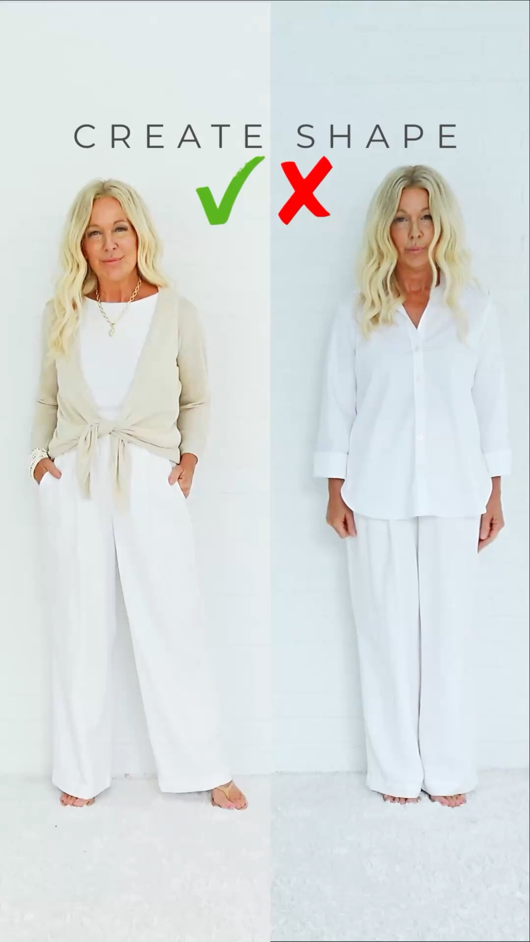 Create shape in your summer outfits without tucking your shirt ￼

#LTKOver40 #LTKSeasonal #LTKPetite