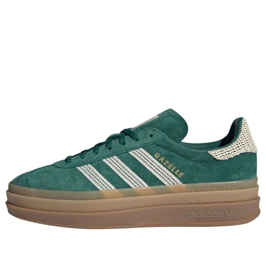 adidas(WMNS) adidas Gazelle Bold 'Collegiate Green White Gold' | KICKS CREW
