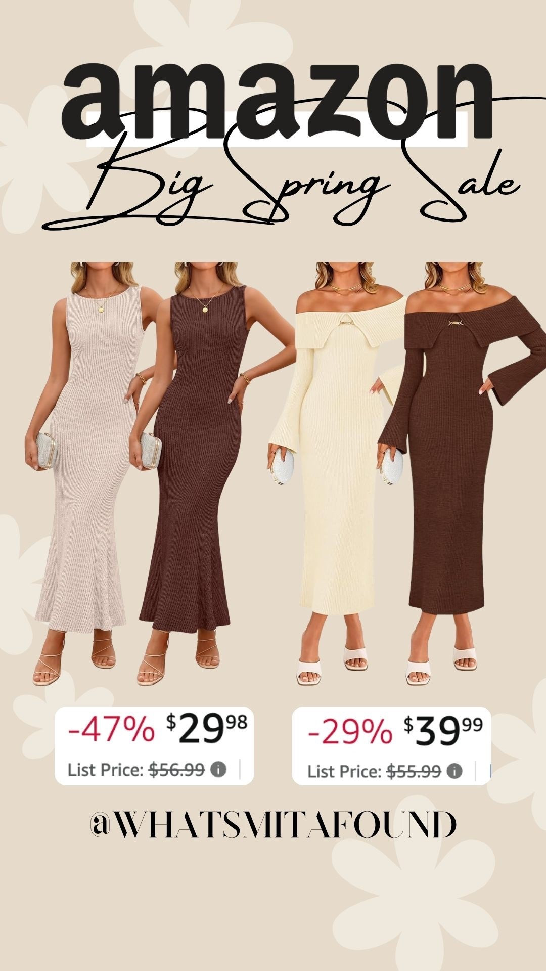 Amazon’s Big Spring Sale is happening now!

#LTKSeasonal #LTKootd #LTKU