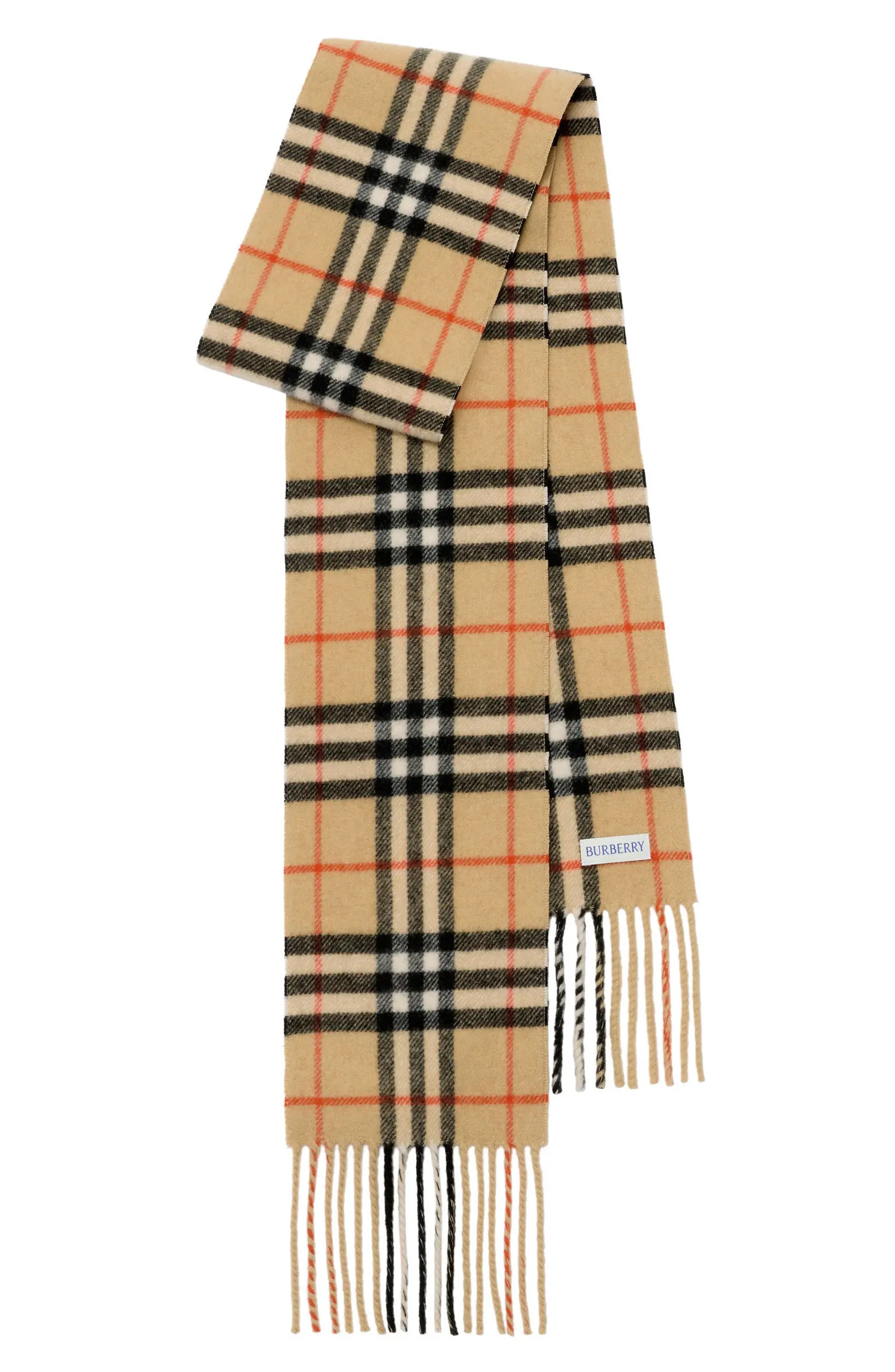 Check Cashmere Scarf | Nordstrom