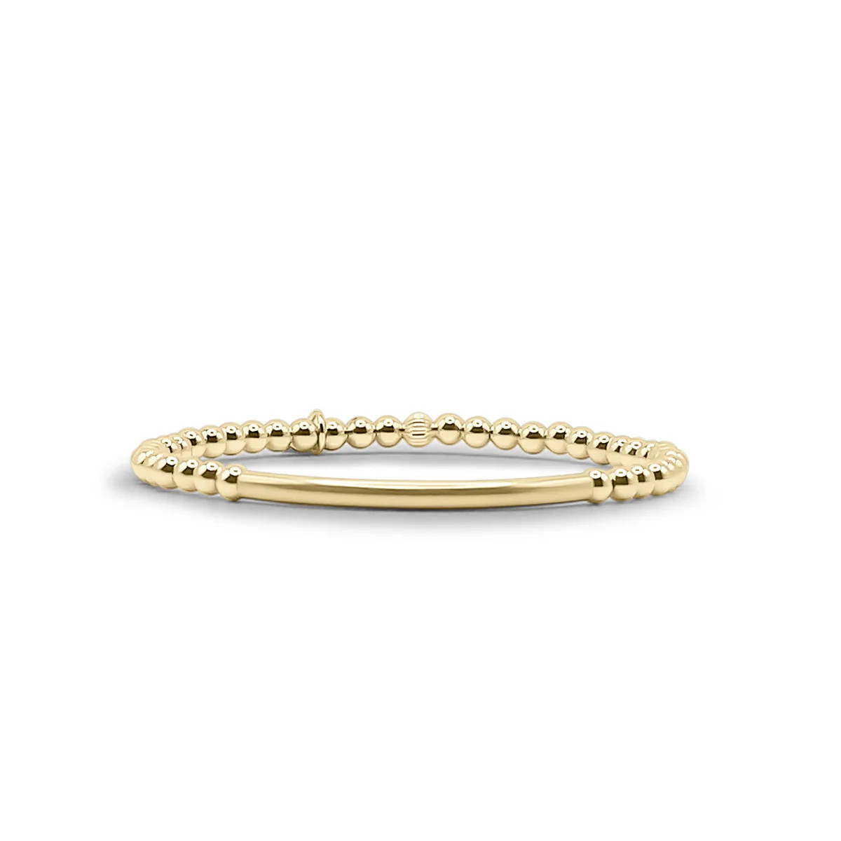 London Bracelet – Sleek & Versatile Gold-Filled Stretch Bracelet | Bowood Lane