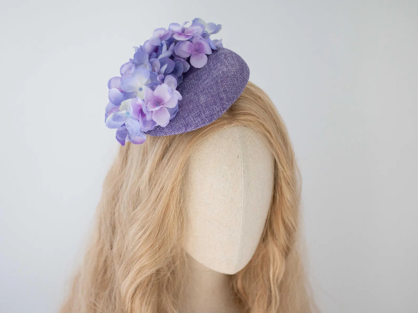 Hydrangea Fascinator: Lilac Lavender Floral Headpiece | Etsy (Global)