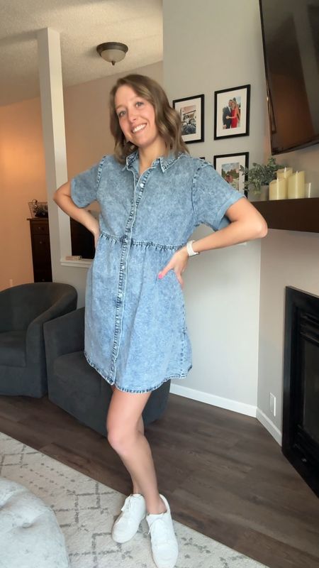 Did someone say DENIM!?! but seriously… this dress is too good! Tall girl approved, functional buttons, and could be dressed up or down! Great for date nights or country concerts! 

#LTKstyletip #LTKfindsunder50