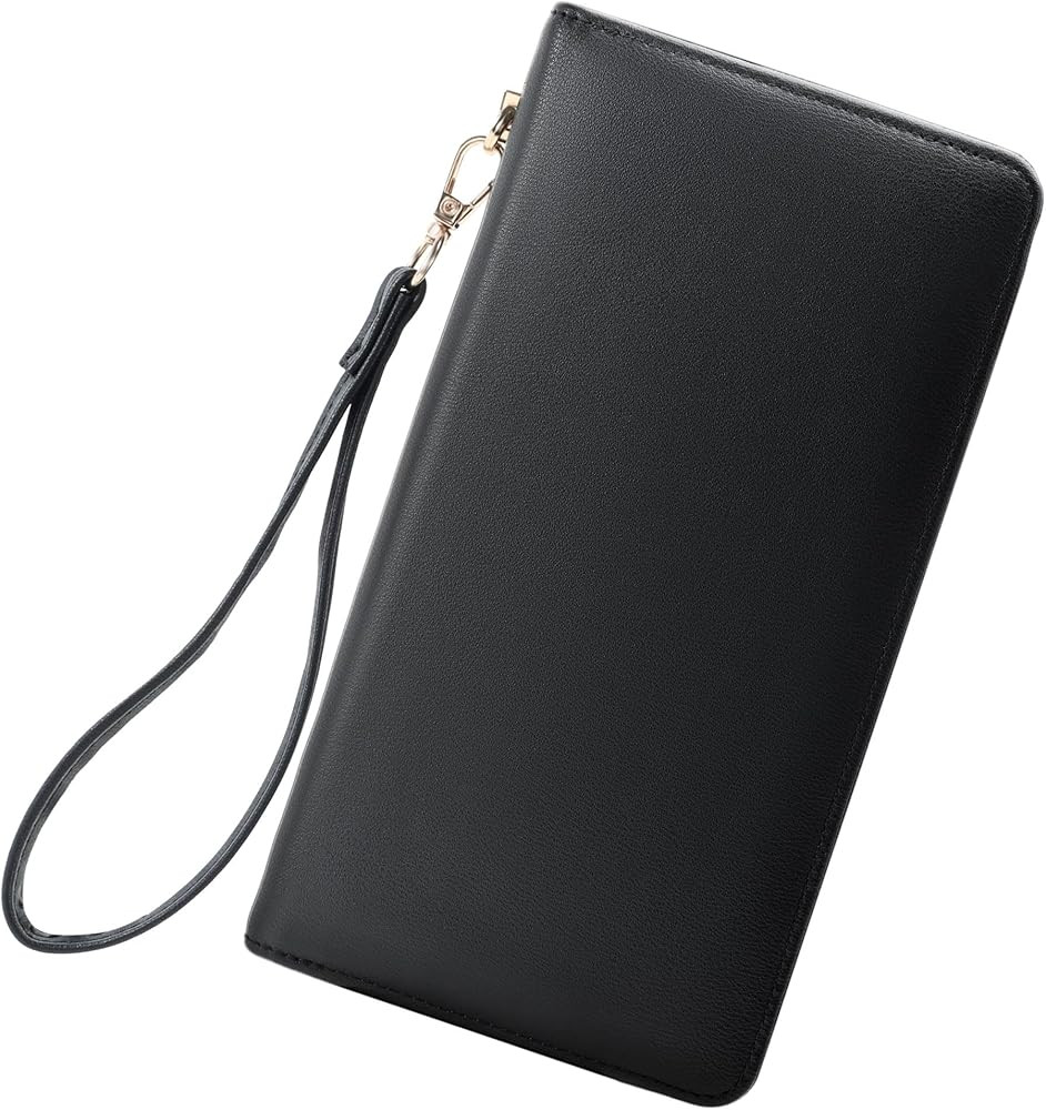 Chelmon Women's Wallet RFID Blocking Long Clutch Zip Around Travel Leather Purse Large Capacity C... | Amazon (US)