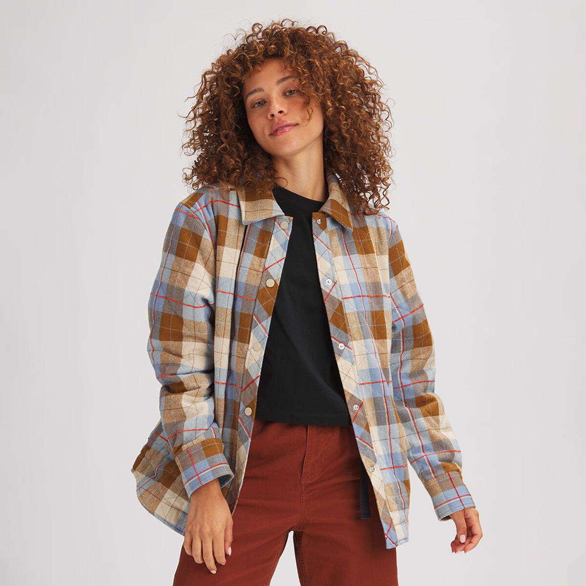 Stoic Quilted Boyfriend Plaid Shirt Jacket - Women's - Clothing | Backcountry