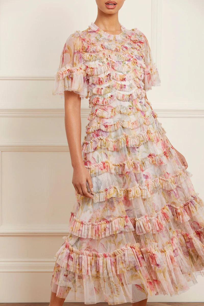 Iris Ruffle Ballerina Dress | Needle & Thread