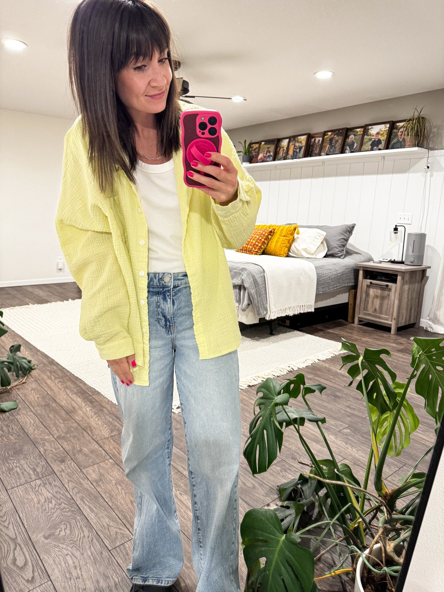 I need all the sunshine there is and nice weather. I’m over this cold weather, but unfortunately it looks like rain is headed our way this week. 

Shirt: small 
Pants: small/2
Jacket large 

#LTKootd #LTKU #LTKmomlife