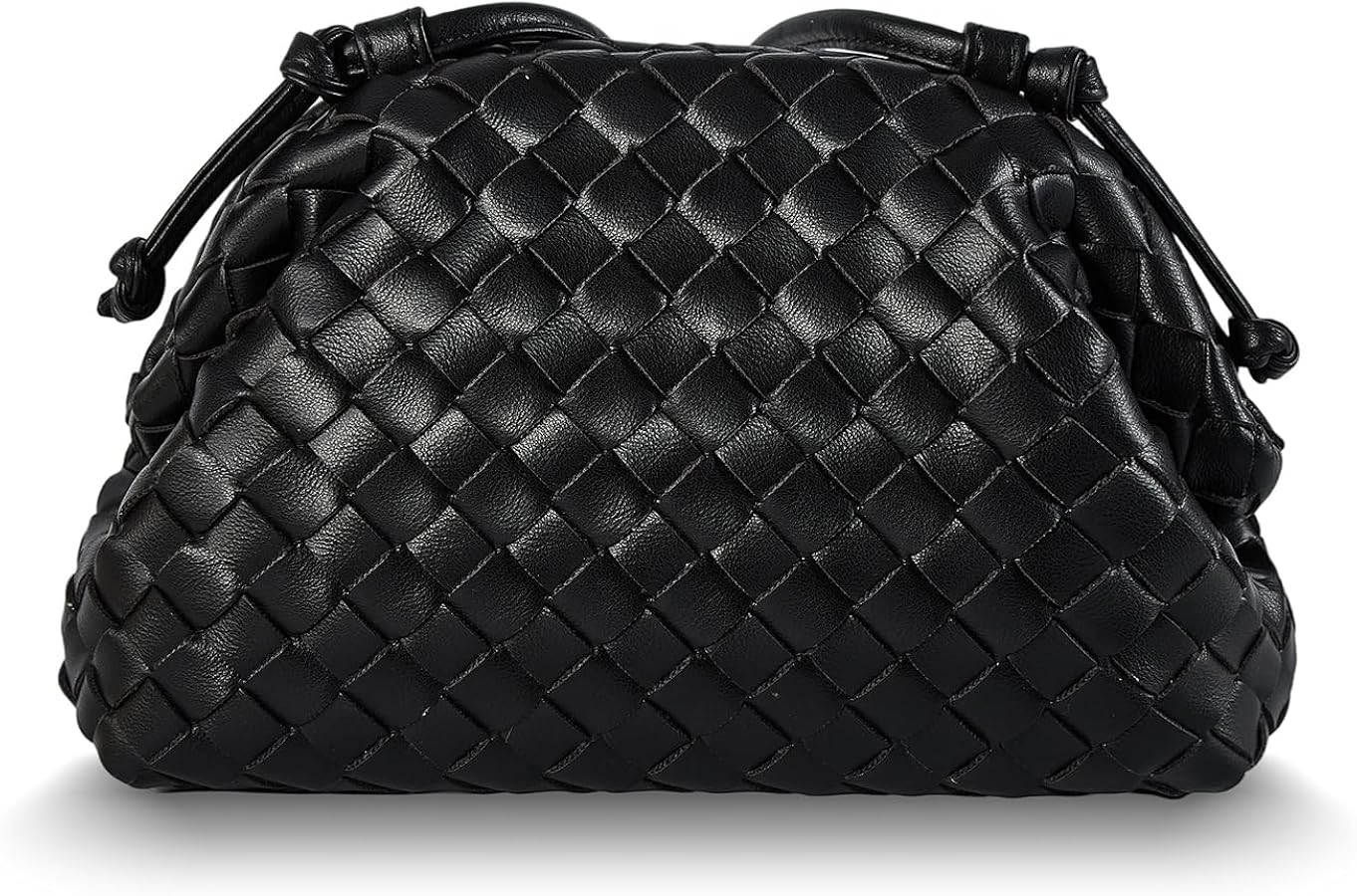 Huralona Dressy Pleated Vegan Leather Clutch Purse Woven Soft Cloud Dumpling Clutch Bag for Women... | Amazon (US)