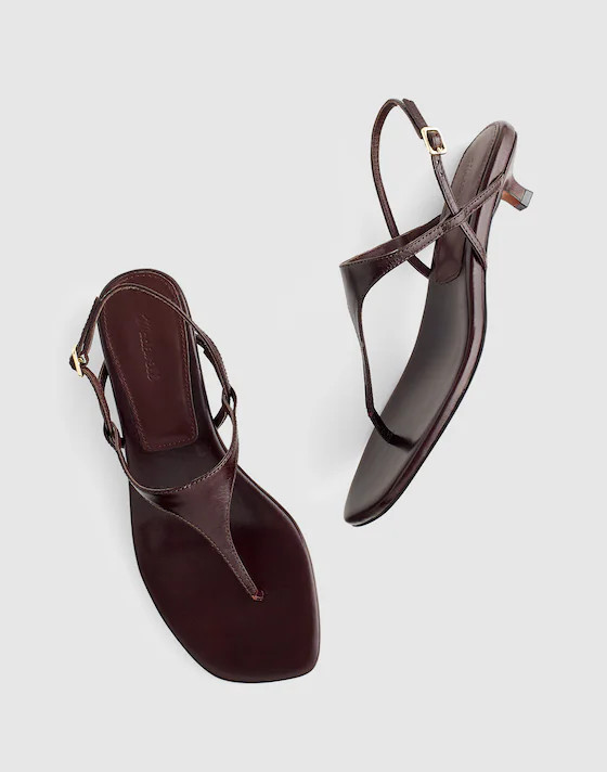 The Chiara Kitten Heel Slingback Sandal | Madewell