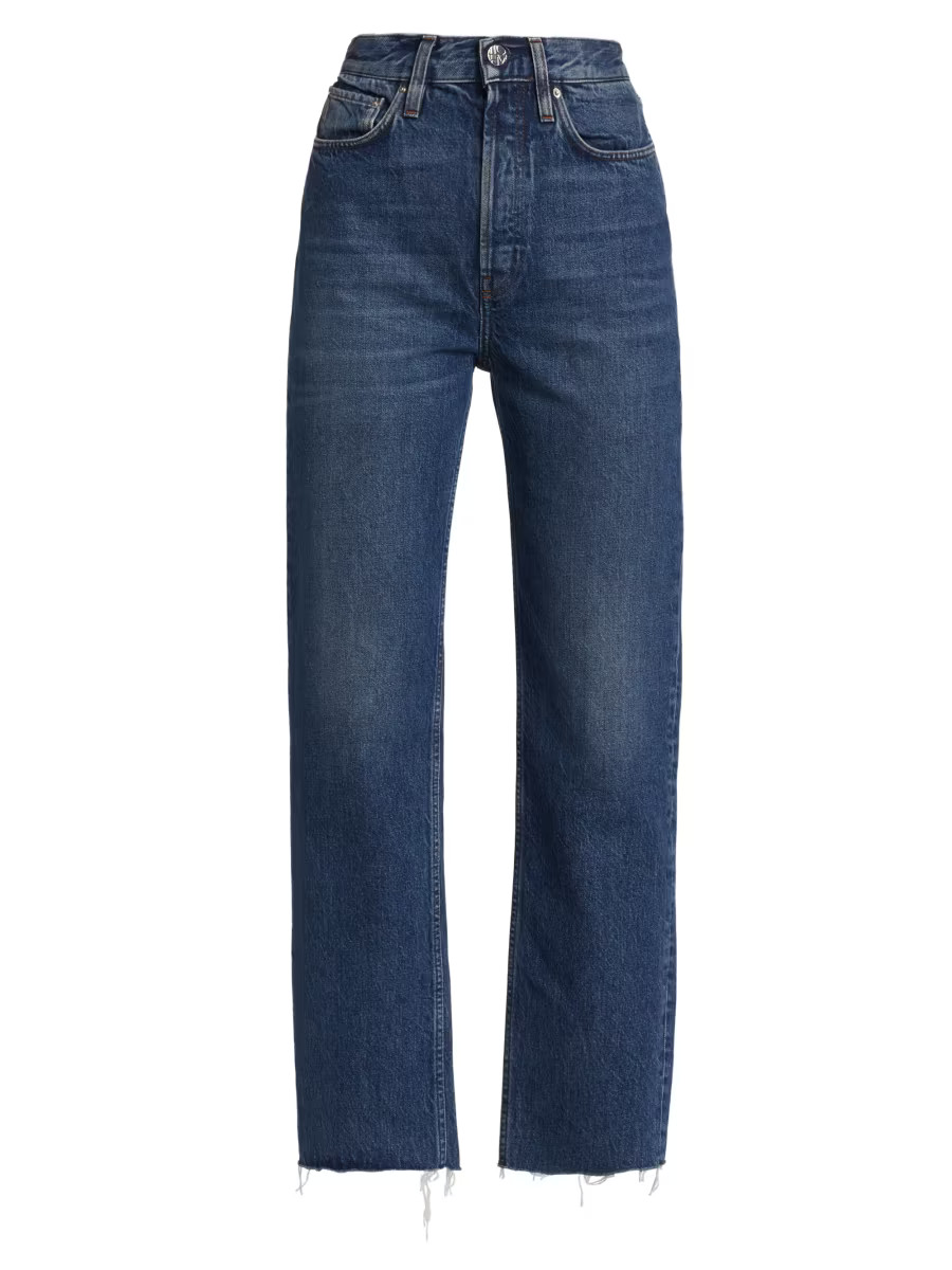 High-Waisted Slim-Fit Jeans | Saks Fifth Avenue