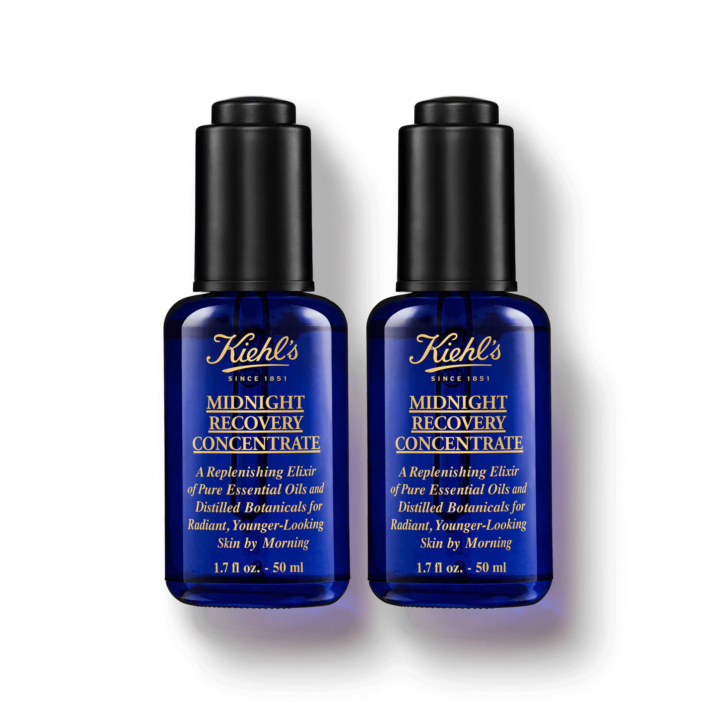 Midnight Recovery Concentrate Face Oil 50ml Duo | Kiehl's