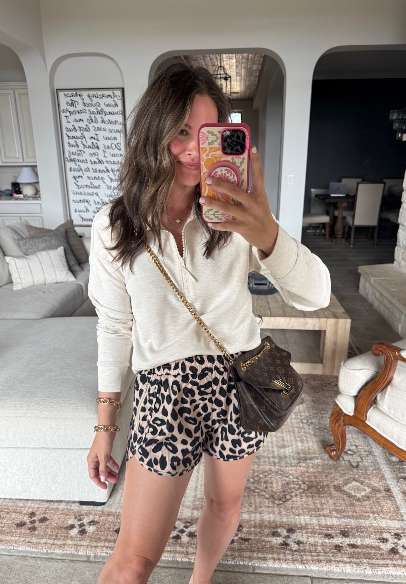 The cutest Walmart cheetah shorts🐆 These have limited stock so I linked a few great pieces that are similar! 

I paired them with a simple zip up for running errands and grabbing coffee — easy, cute, and under budget!

#LTKmomlife #LTKgrwm #LTKootd