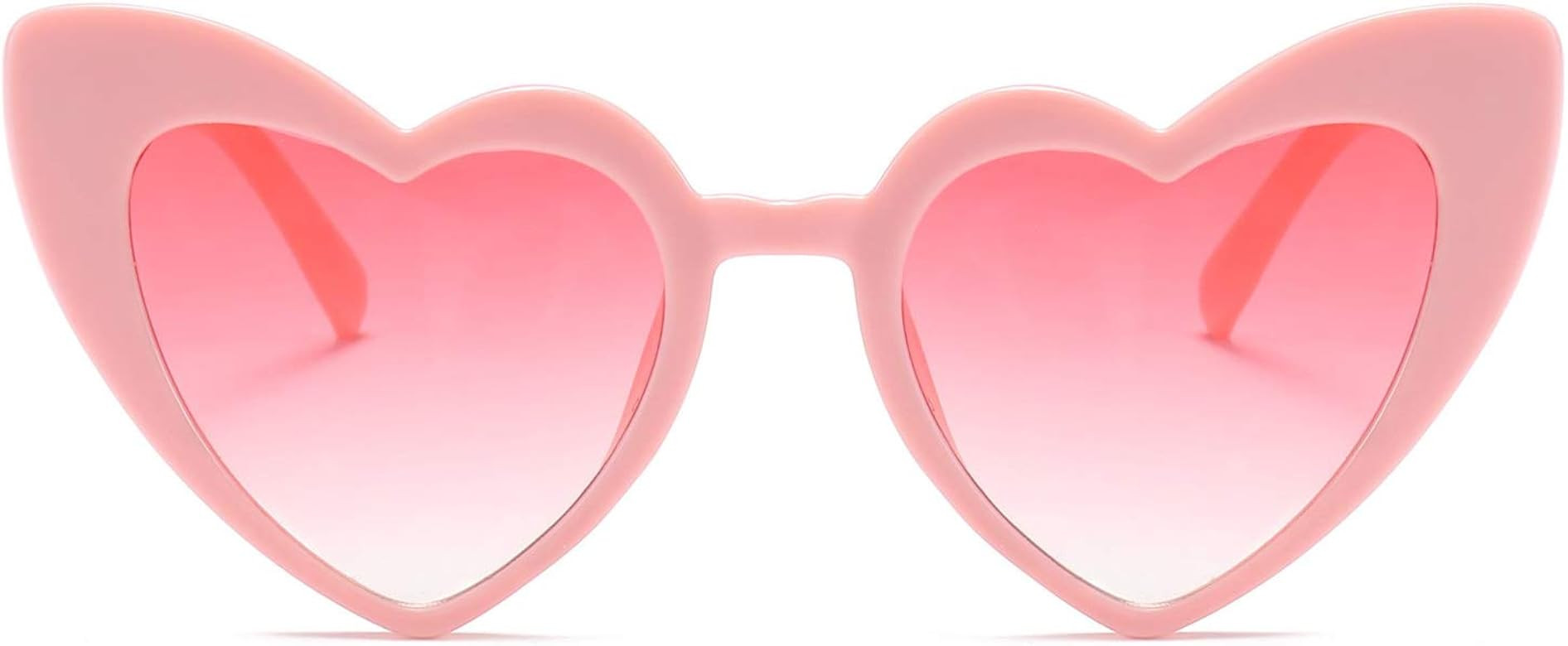 Zoint Clout Heart Sunglasses Goggles Vintage Cat Eye Mod Style Retro Kurt Cobain Glasses | Amazon (US)