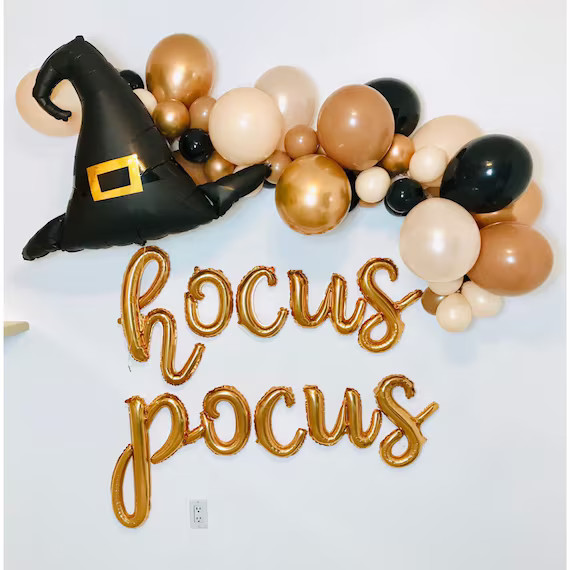 Boho Balloon Garland, Boho Banner, Boho Halloween, Hocus Pocus, Hocus Locus Banner, Hocus Locus H... | Etsy (US)