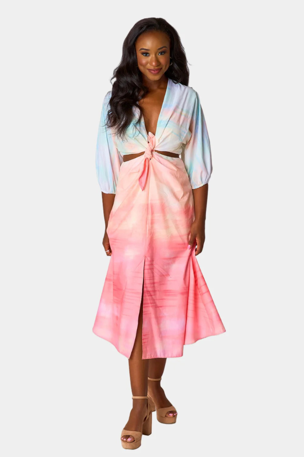 BuddyLove | Maxine Cut Out Midi Dress | Unicorns | BuddyLove