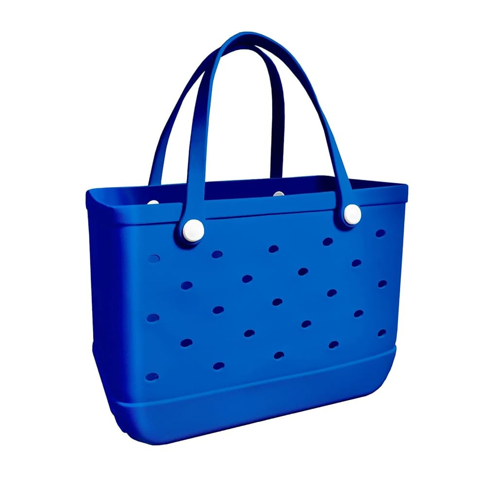 Rubber Beach Bag Beach Tote Bag - Rubber Tote Handbag Waterproof Bags for Women, Travel Totebags ... | Amazon (US)