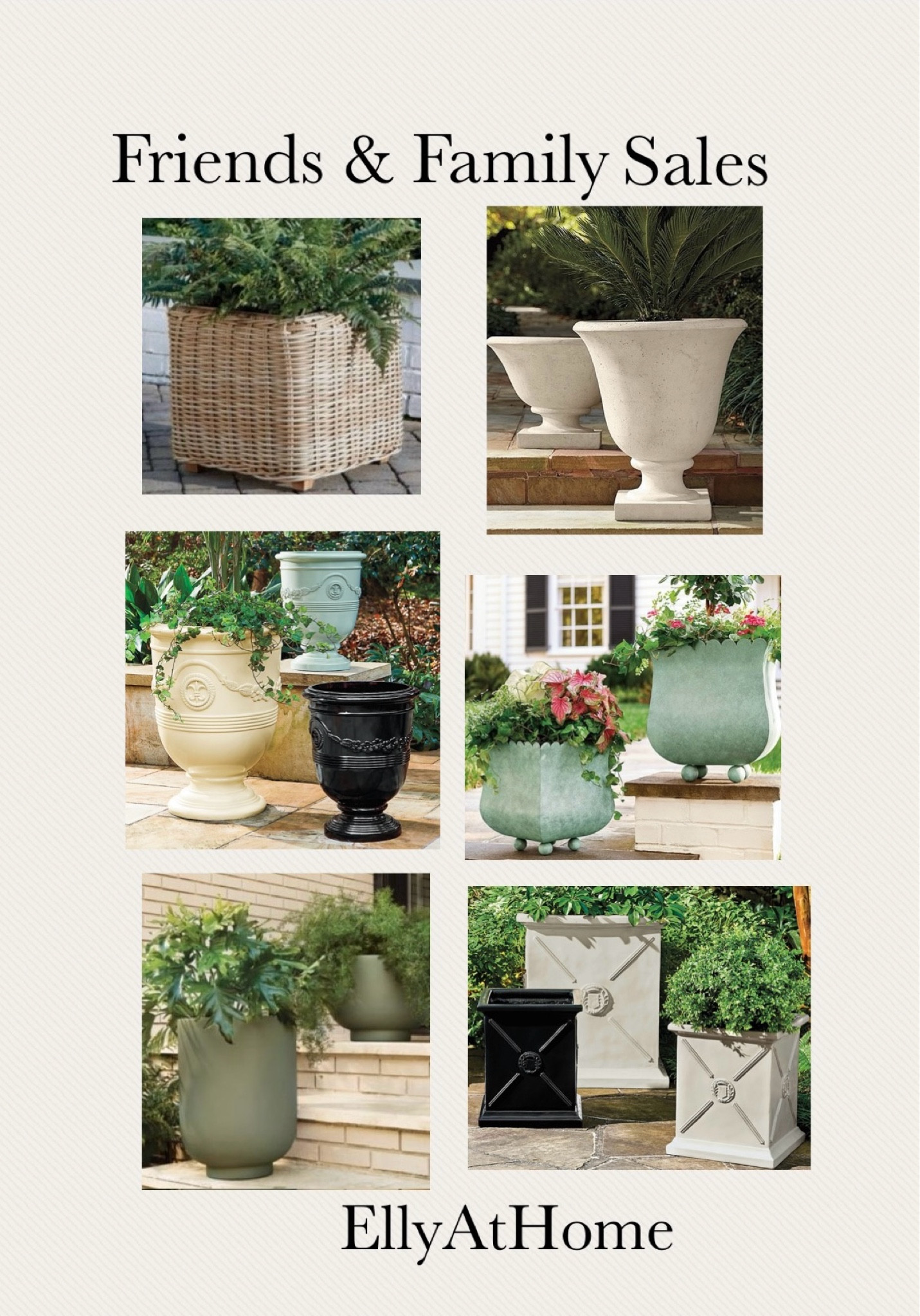 Ballard Designs friends and family sale extended! Shop porch, patio, backyard planters in a variety of styles and colors. 

#LTKfamily #LTKsalealert #LTKhome