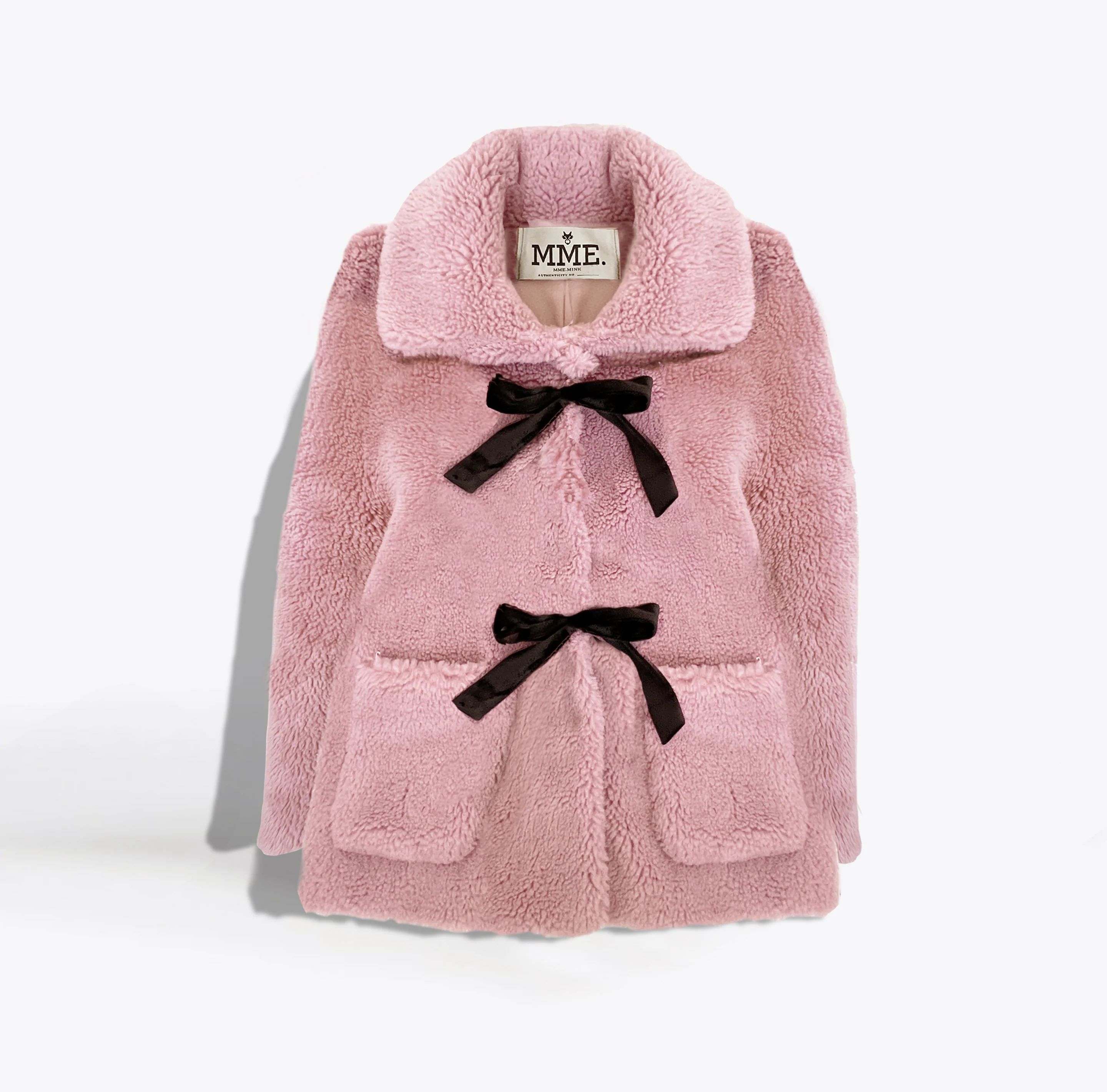 MINKY TEDDY COAT - ROSE | MME.MINK