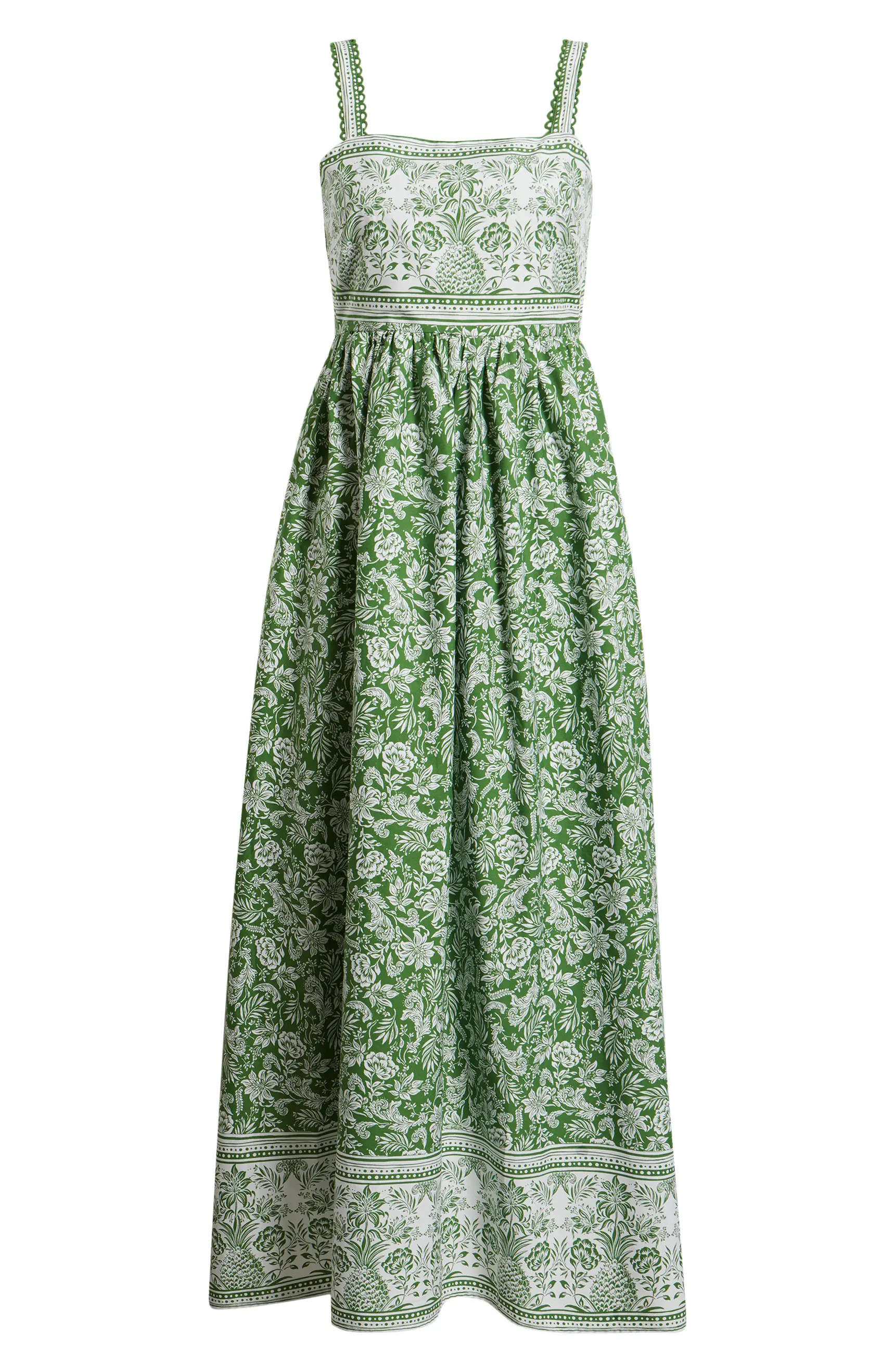 CeCe Combo Cotton Midi Dress | Nordstrom | Nordstrom