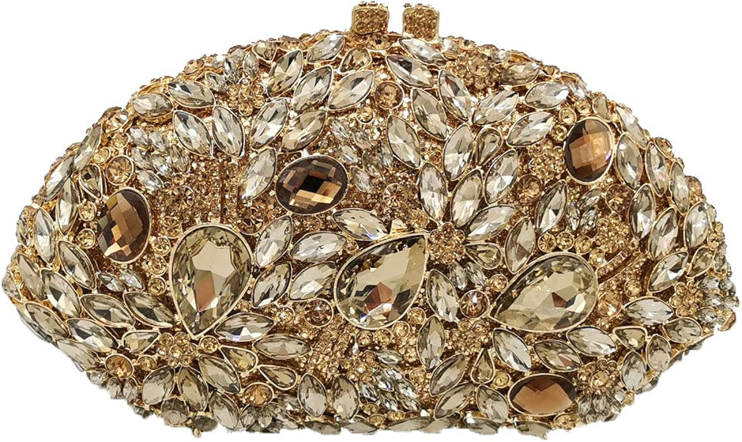 Boutique De FGG Flower Evening Bags for Women Formal Rhinestone Clutch Purse Wedding Party Prom C... | Amazon (US)