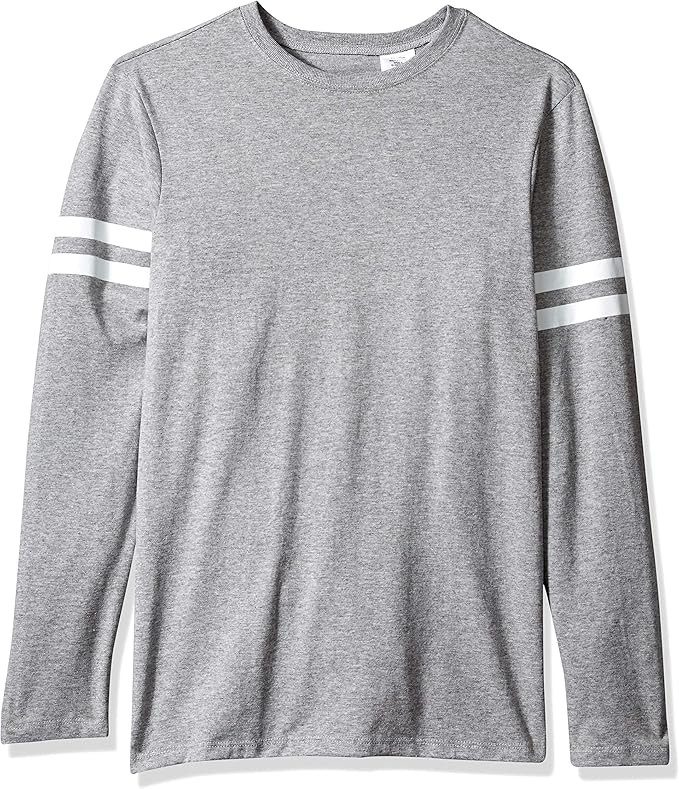 Soffe Men's Striped Sleeve Tee | Amazon (US)