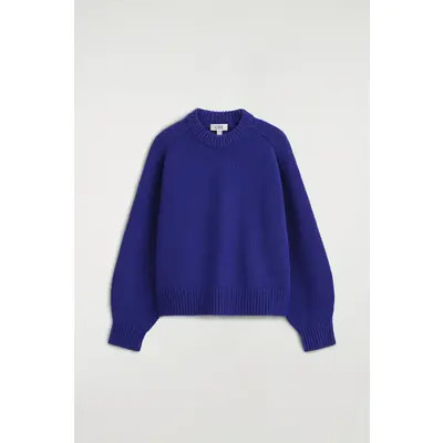 Rounded Wool Crew-Neck Sweater | Nordstrom