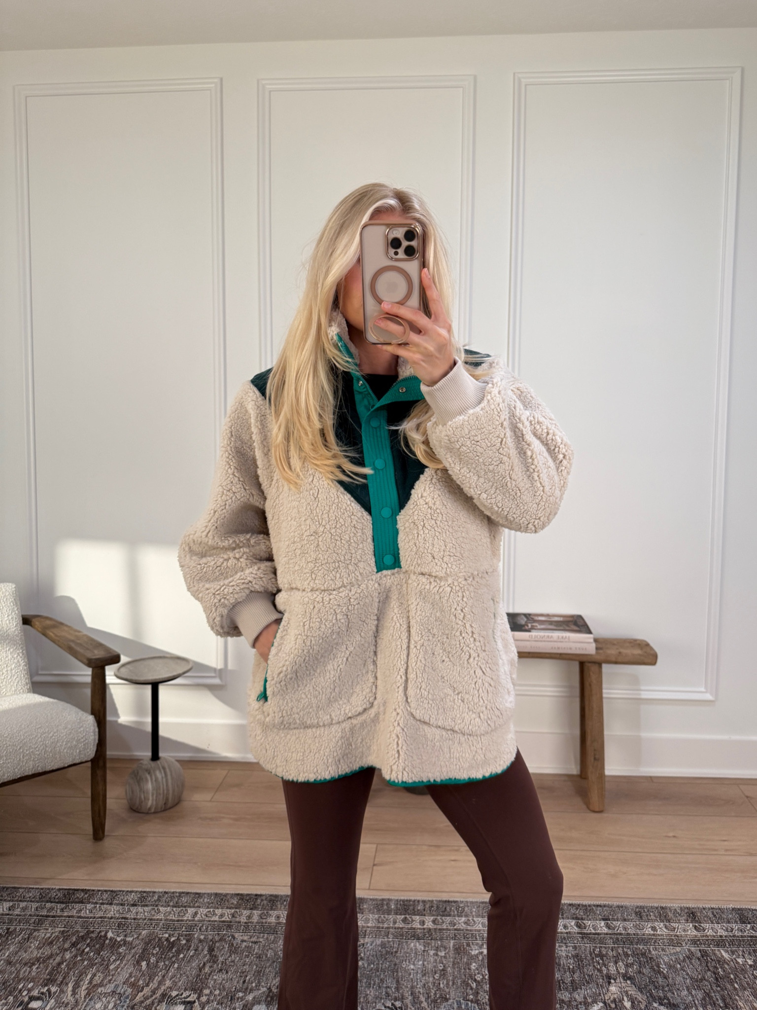 Fleece jacket for fall! Size small in jacket & pants! @fpmovement #fpmovementpartner