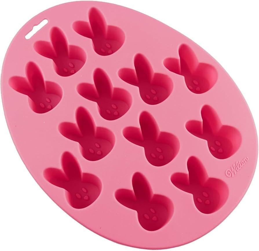 Wilton Easter Bunny Shaped Silicone Treat Mold | Amazon (US)