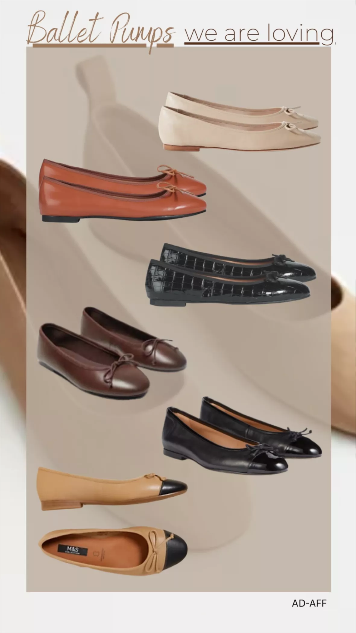 Leather Bow Ballet Pumps curated on LTK