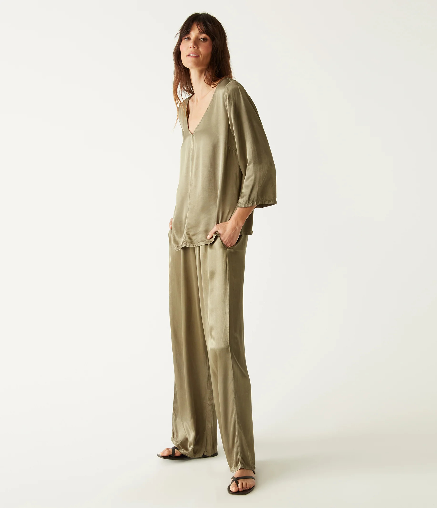 Cyrus Satin Pant | MichaelStars.com