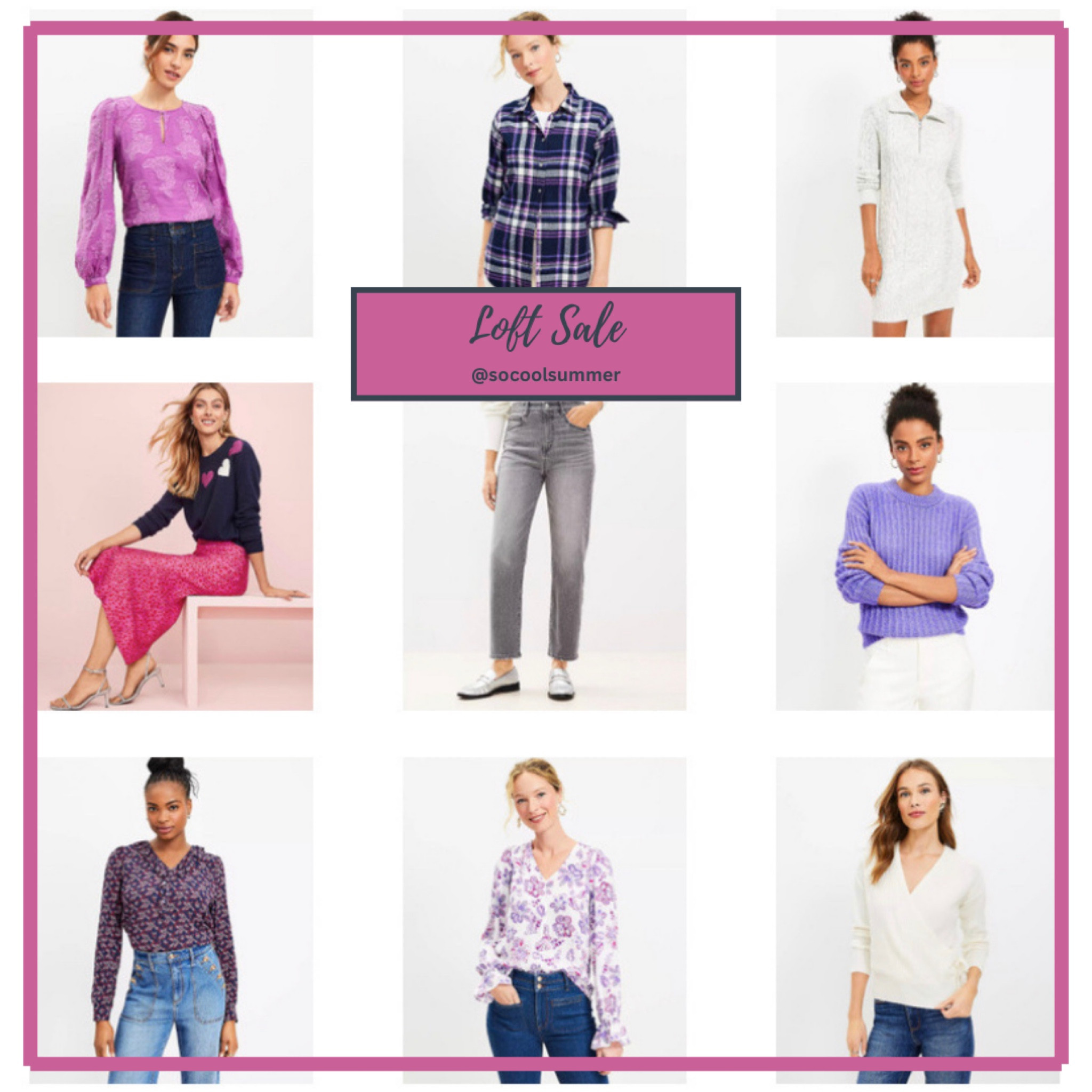 Loft 50% off sale for 24 hours only!

#LTKfindsunder50 #LTKSeasonal #LTKworkwear