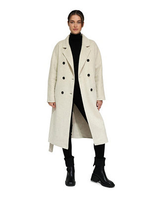 Boss Girl Double Breasted Lined Wool Coat | Macy's