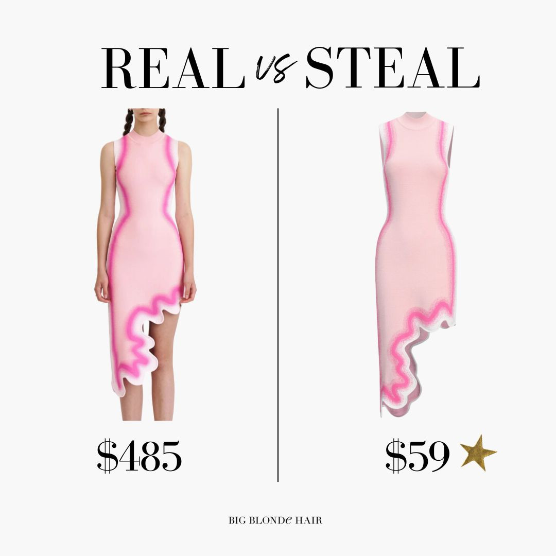 Real vs Steal: Popular $485 Pink Wave Dress and  $59 Similar Style 

 

#LTKFindsUnder100
