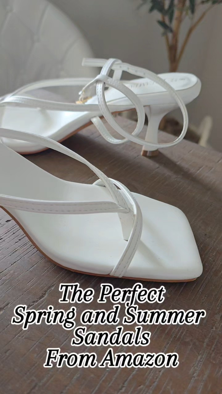 The perfect spring and summer Sandals From Amazon. These fit true to size and are wide foot friendly. I love the square toe! They come in several colors as well.#springsandals #springfashion #Sandals #kittenheel

#LTKSeasonal #LTKOver40 #LTKWedding