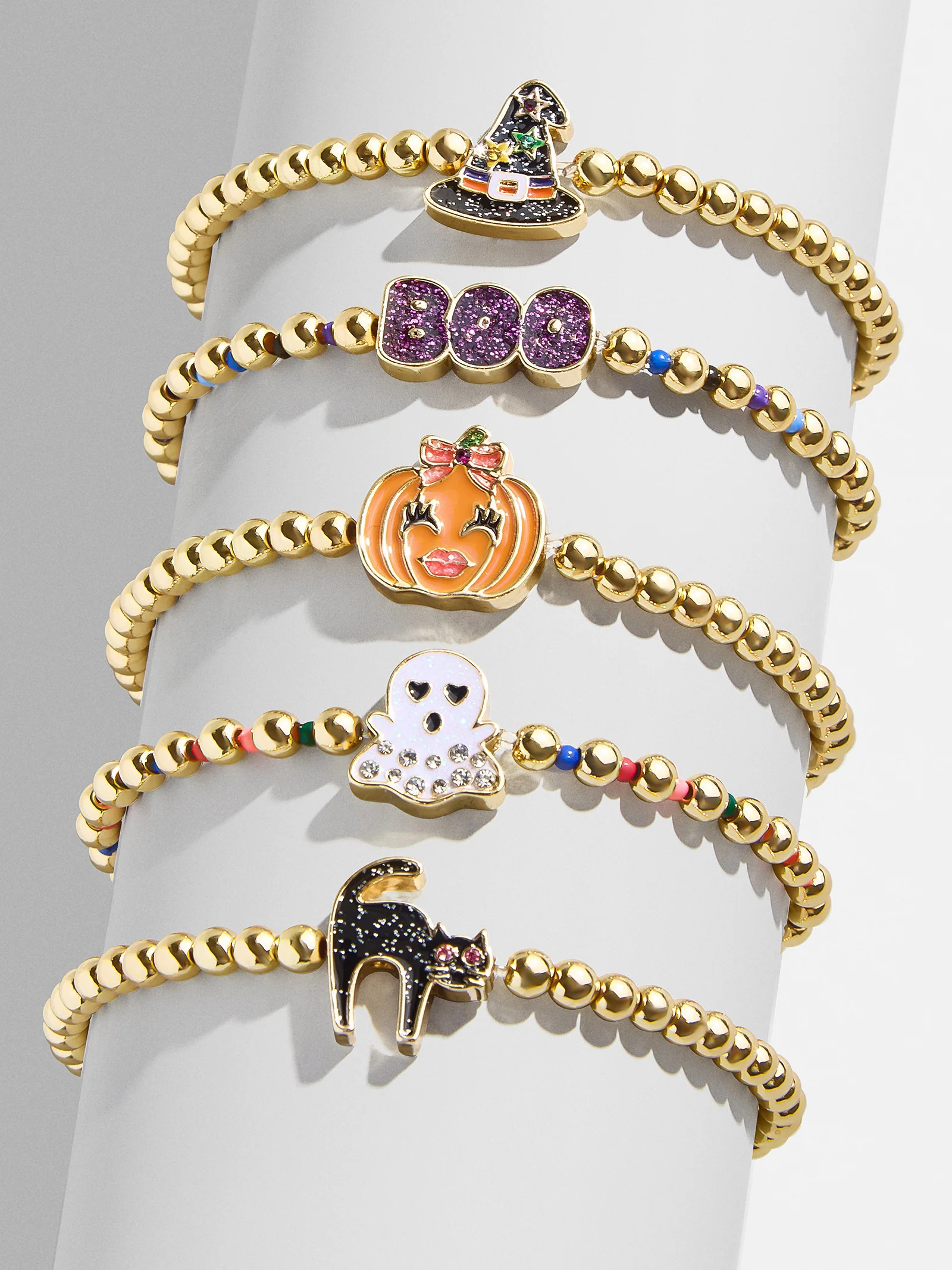 Trick-Or-Treat Kids' Pisa Bracelet Set - All Hallows' Hue | BaubleBar