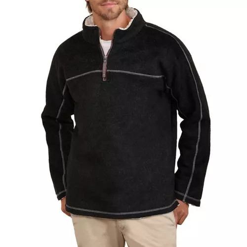 Men's True Grit Melange Sherpa 1/4 Zip Pullover | Scheels Sports