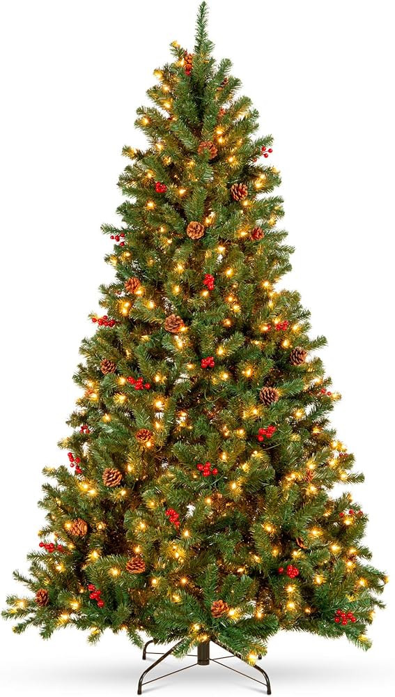 Best Choice Products 9ft Pre-Lit Pre-Decorated Spruce Hinged Artificial Christmas Tree w/ 2,128 T... | Amazon (US)