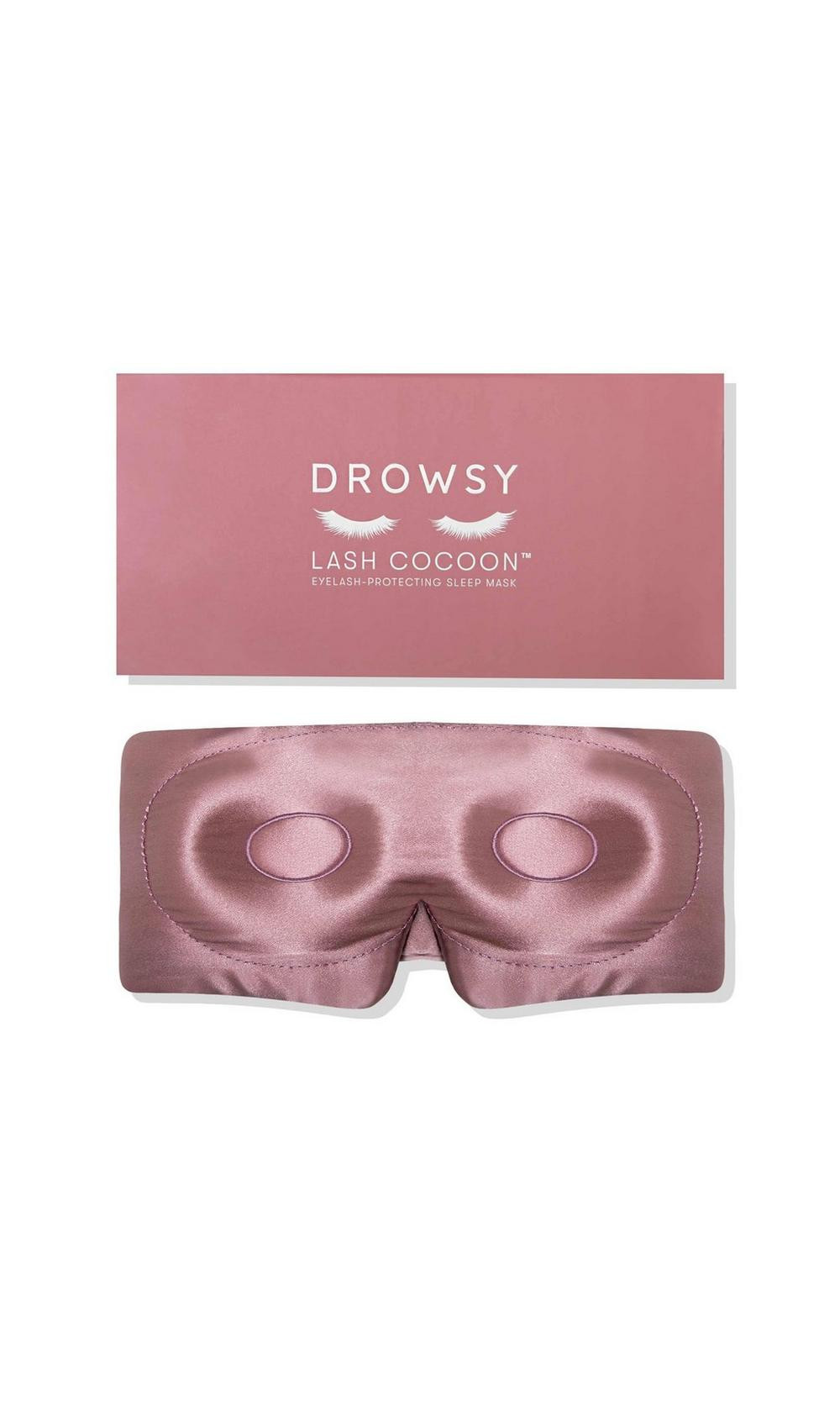 Drowsy Eyelash Protecting Silk Sleep Mask - Damask Rose | Ulta