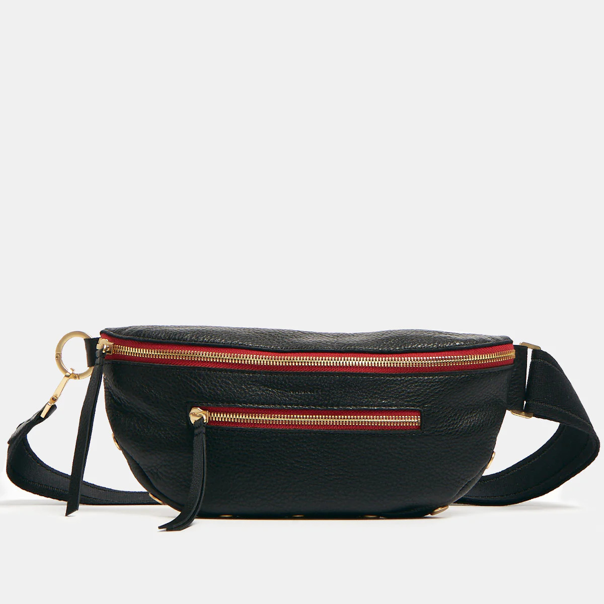 Charles | Black/Brushed Gold Red Zip 840220508487 | Hammitt (US)